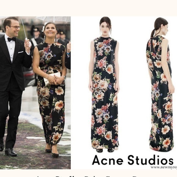 Acne Studios Dresses & Skirts - ACNE STUDIOS Rare “Palm Gazare” Nova Floral Maxi Dress